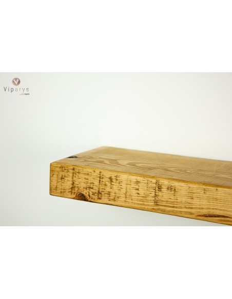 Étagère flottante rustique en épicéa – 14,5 × 4,5 cm