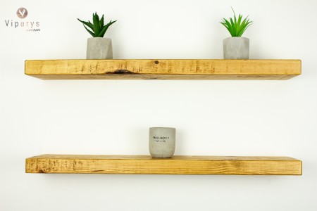 Rustic floating shelves... 2