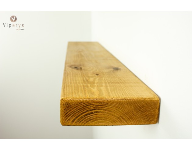 Étagère flottante rustique en épicéa – 14,5 × 4,5 cm