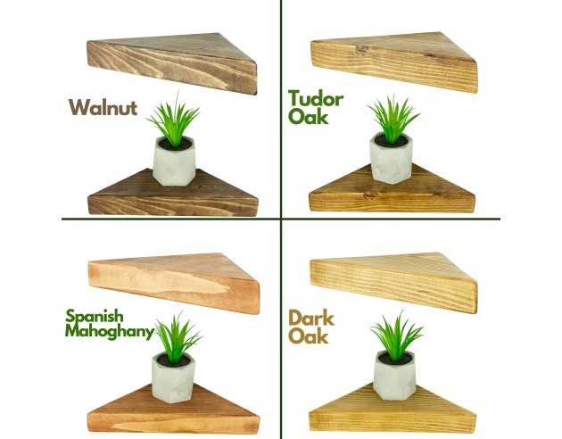 Live edge Rustic corner shelf Live edge Rustic corner shelf