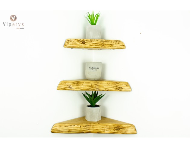 Live edge Rustikales Eckregal Live edge Rustikales Eckregal