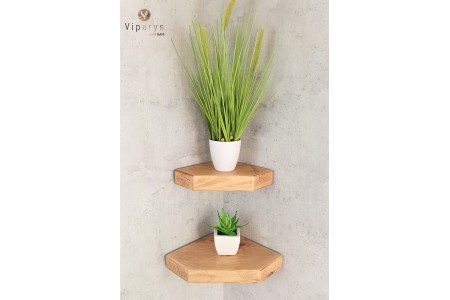 Diamond Rustic corner shelf 2