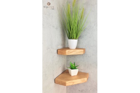 Diamond Rustic corner shelf