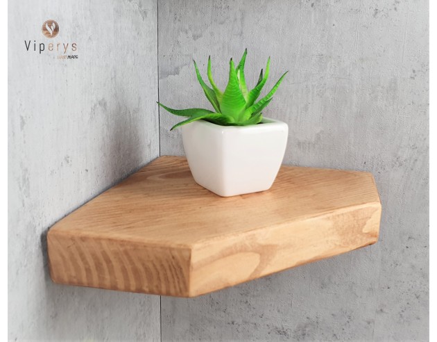 Diamond Rustic corner shelf