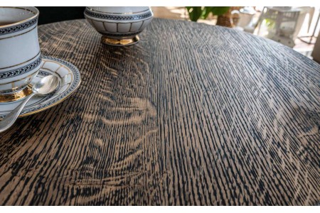 Runder Couchtisch aus Eiche... 2