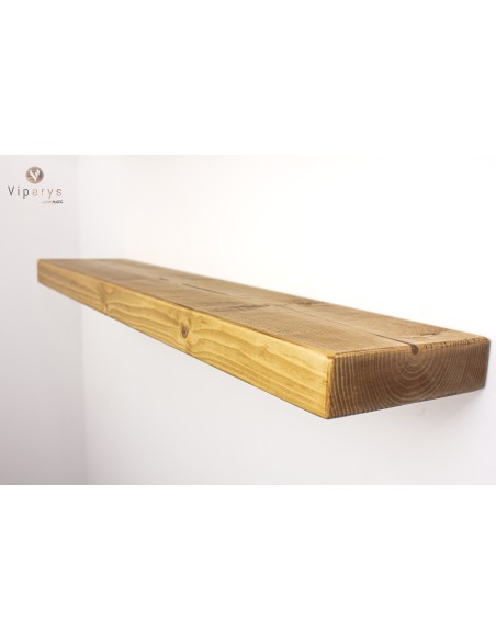 Étagère flottante rustique en épicéa – 17 × 4,5 cm