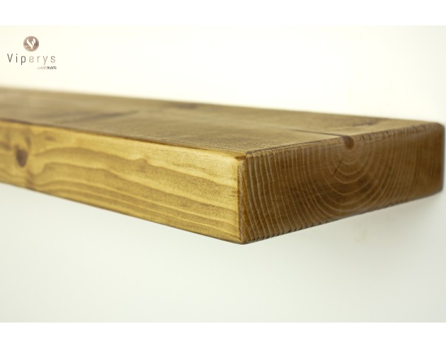 Étagère flottante rustique en épicéa – 17 × 4,5 cm