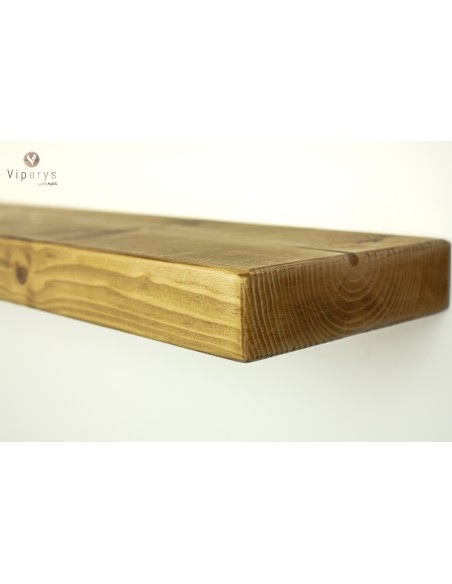 Étagère flottante rustique en épicéa – 17 × 4,5 cm