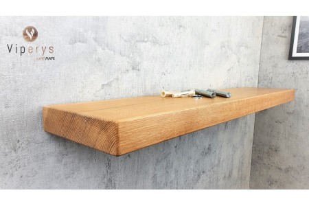 Floating Oak Shelf 30cm x 4cm 2