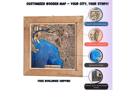 3d wooden epoxy map 2