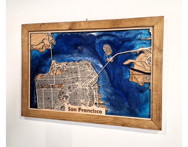 Personalizowana mapa miasta 3D z... Personalizowana mapa miasta 3D z...