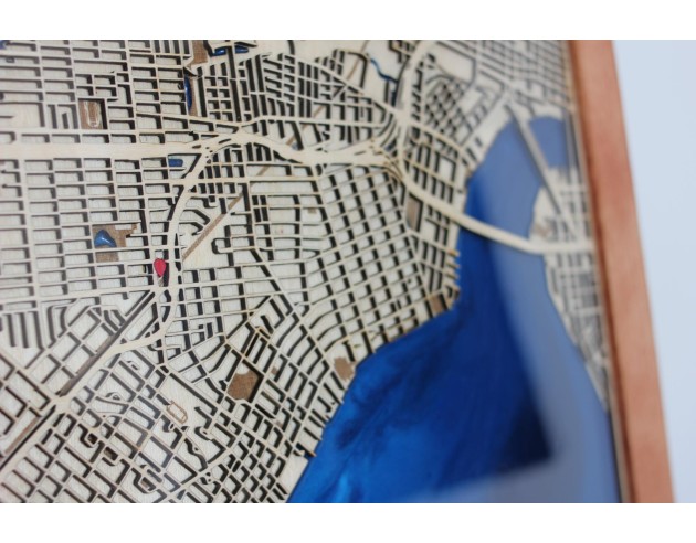 Personalisierte 3D Stadtkarte aus... Personalisierte 3D Stadtkarte aus...