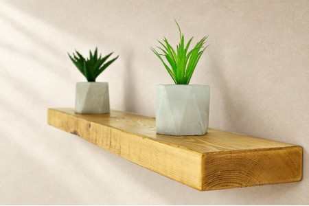 Rustic floating shelves 14,5cm x 4.5cm