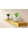Étagère flottante rustique en épicéa – 14,5 × 4,5 cm
