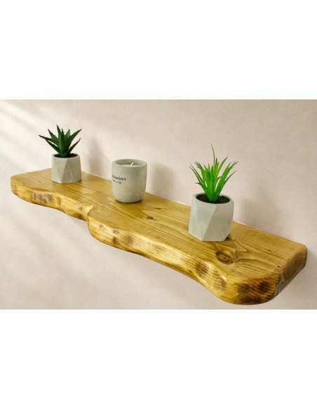 Extra Live edge Rustikale schwebende Regale 22 cm x 4,5 cm
