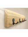 Live Edge Oak Coat Rack
