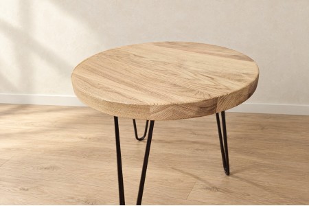 Oak Round Coffee Table