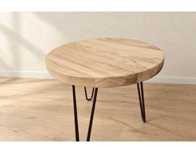 Oak Round Coffee Table