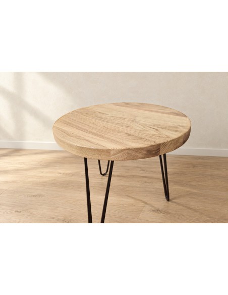 Oak Round Coffee Table