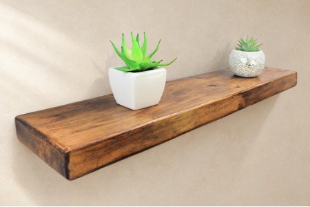 Rustic floating shelves 17cm x 4.5cm