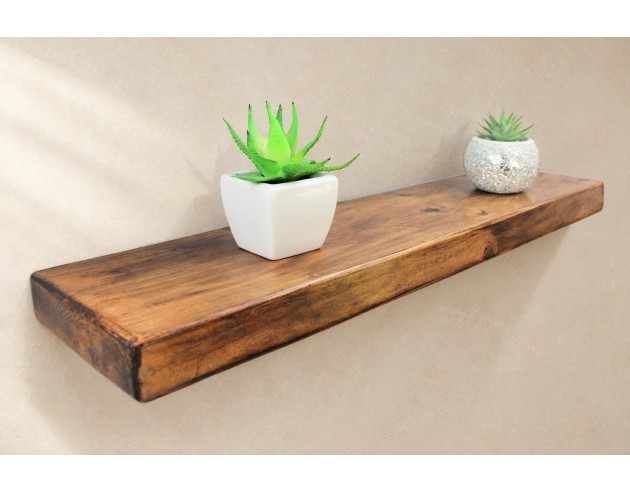 Rustic floating shelves 17cm x 4.5cm