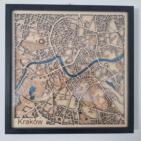 Krakow 3D map