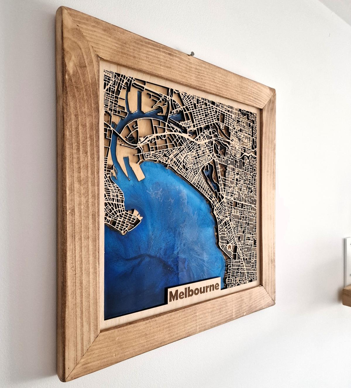 Melbourne 3D map
